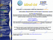 Tablet Screenshot of ideal-ist.polsl.pl