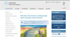 Desktop Screenshot of fizyka.polsl.pl