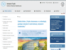 Tablet Screenshot of fizyka.polsl.pl
