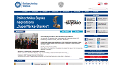 Desktop Screenshot of polsl.pl