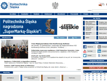 Tablet Screenshot of polsl.pl