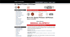 Desktop Screenshot of 53zjazdptchem.polsl.pl