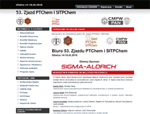 Tablet Screenshot of 53zjazdptchem.polsl.pl