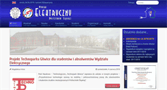 Desktop Screenshot of elektr.polsl.pl