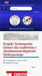 Mobile Screenshot of elektr.polsl.pl