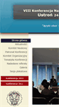 Mobile Screenshot of konferencje-spnjo.polsl.pl
