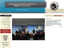 Tablet Screenshot of konferencje-spnjo.polsl.pl