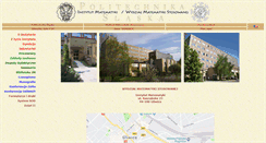 Desktop Screenshot of mat.polsl.pl