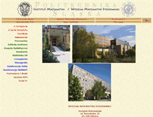Tablet Screenshot of mat.polsl.pl